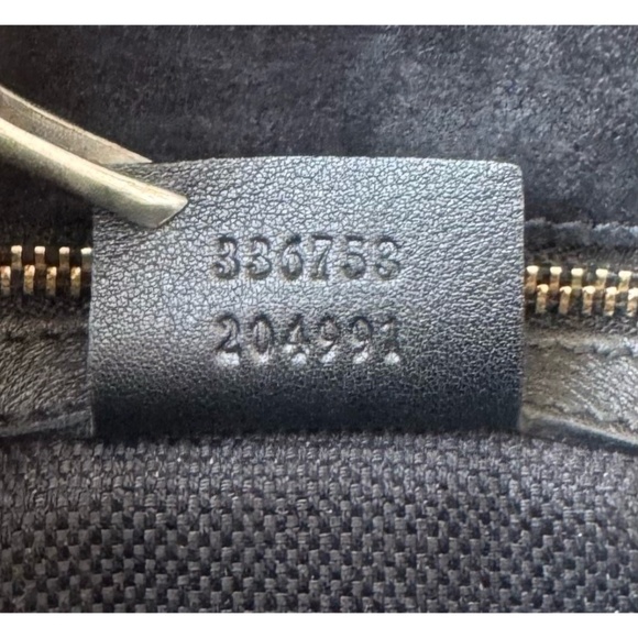 Authentic Gucci Soho Black Patent Leather Tassel Flap Clutch - Picture 10 of 14